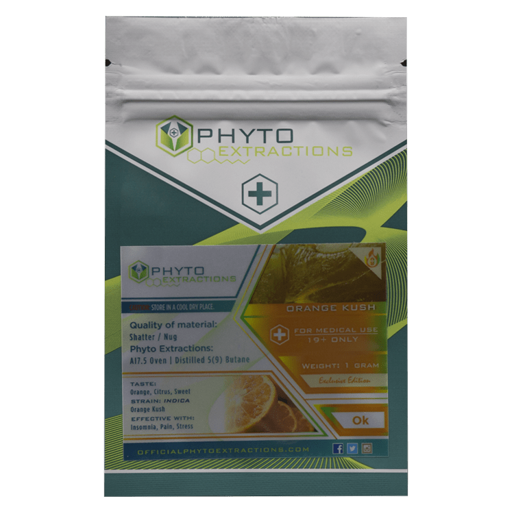 Phyto – Orange Kush – 1g or 7g | BC Weed Edible Canada