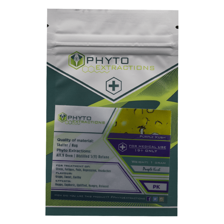 Phyto – Purple Kush – 1g or 7g | BC Weed Edible Canada