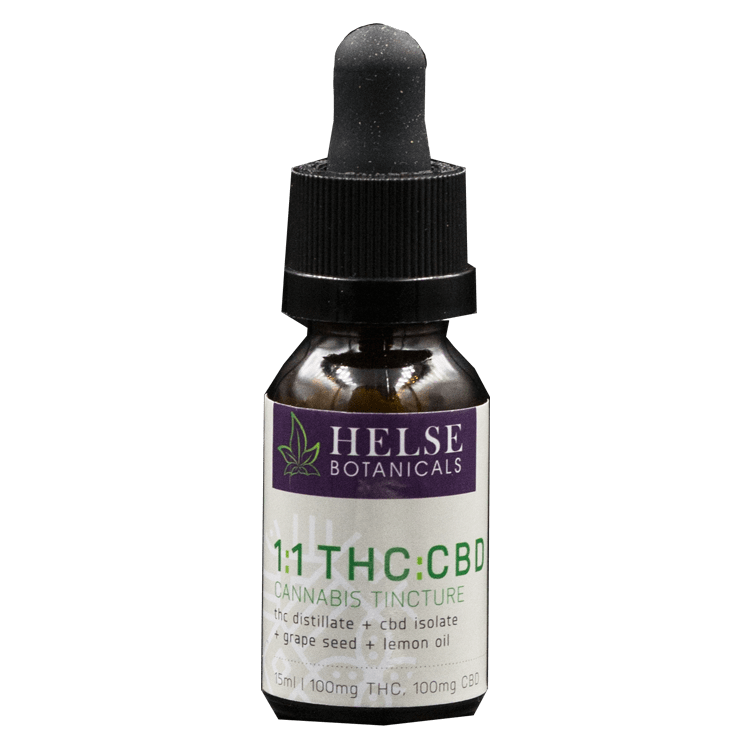 Helse Botanical (1:1) THC:CBD Tincture | BC Weed Edible Canada