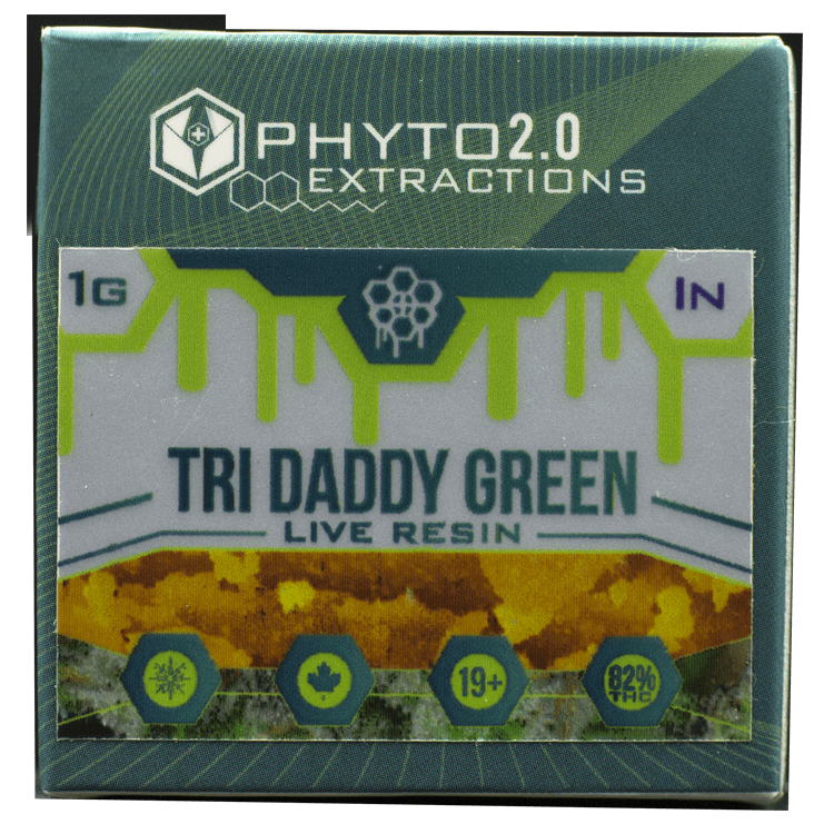 Phyto Extractions – Live Resin – Tri Daddy Green | BC Weed Edible Canada