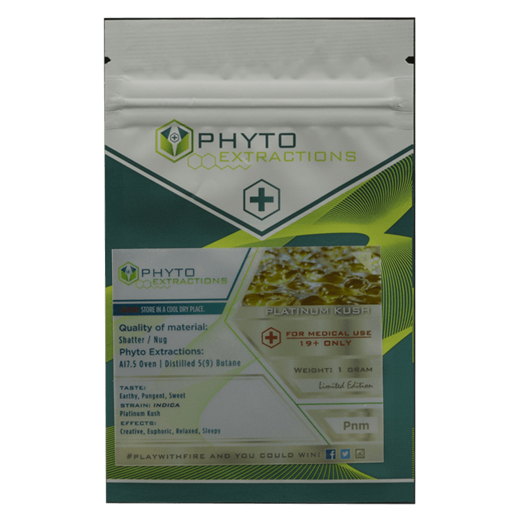 Phyto – Platinum Kush – 1g or 7g | BC Weed Edible Canada