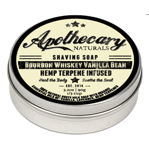 Apothecary Naturals – Shaving Soap – Vanilla Bean – 3.2oz | BC Weed Edible Canada