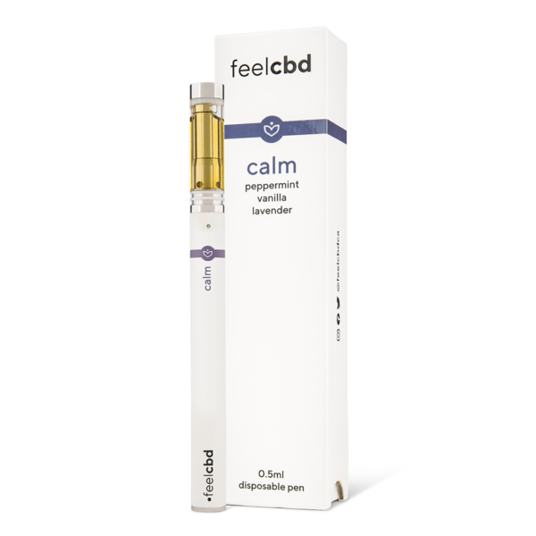 FeelCBD – Calm – Disposable CBD Vape Pen 0.5ml | BC Weed Edible Canada