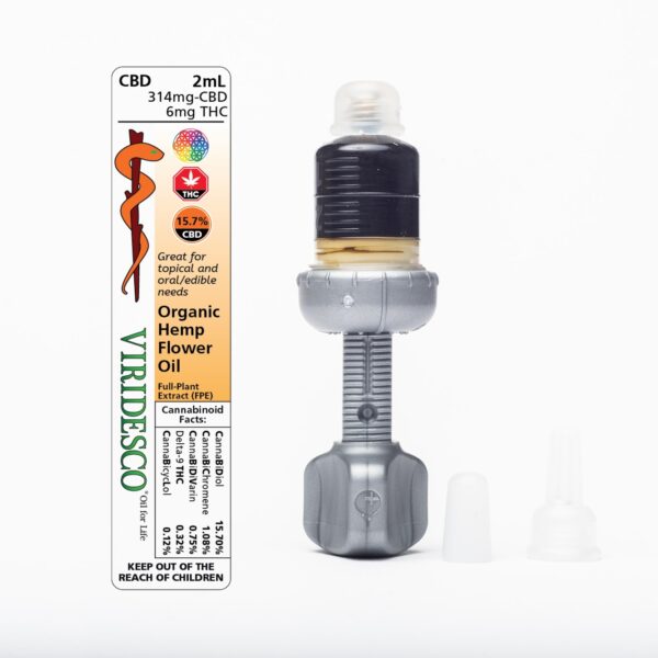 Viridesco – Organic Hemp Flower Oil – 2ml CBD | BC Weed Edible Canada