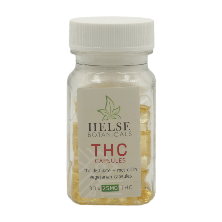 Helse Botanicals – THC Capsules – 25mg | BC Weed Edible Canada