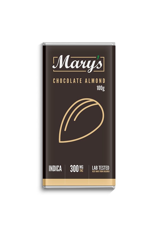 Mary’s Medibles – Chocolate Bar – Dark Chocolate – 300mg THC | BC Weed Edible Canada