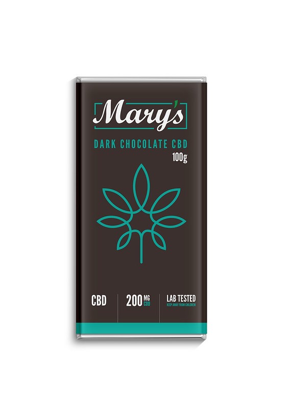Mary’s Medibles – Dark Chocolate Bar – CBD Chocolate – 200mg CBD | BC Weed Edible Canada