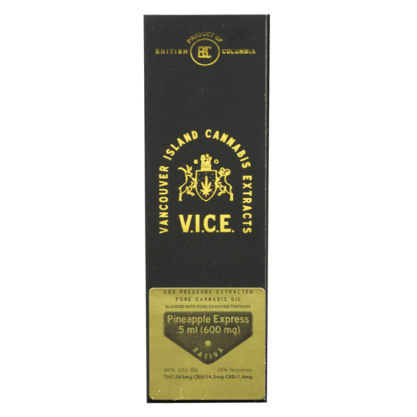 Vice – CO2 Oil Refill Cartridges – Pineapple Express 0.5ml | BC Weed Edible Canada