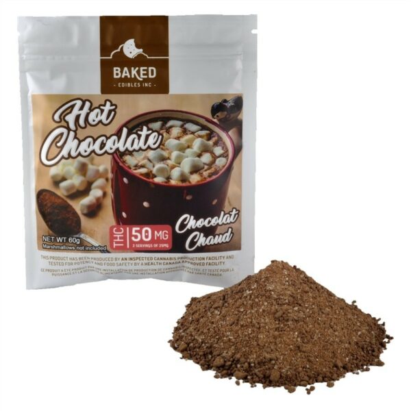 Baked Edibles – Hot Chocolate 50mg THC | BC Weed Edible Canada