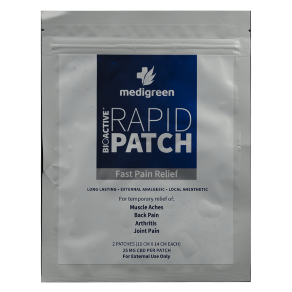 Medigreen Rapid CBD Patch – Fast Pain Relief | BC Weed Edible Canada