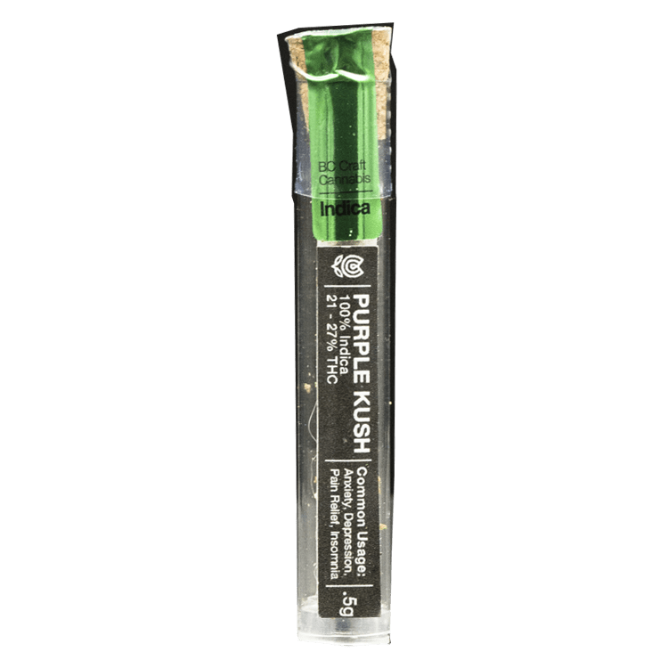 Flowerpwr – Pre-Roll – Purple Kush – 0.5g | BC Weed Edible Canada