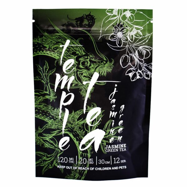 Temple Tea – Jasmine Green Tea – 120mg THC | BC Weed Edible Canada