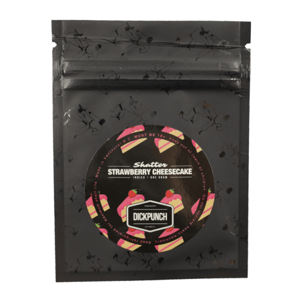 Dickpunch Extracts – Strawberry Cheesecake (indica) – 1g | BC Weed Edible Canada
