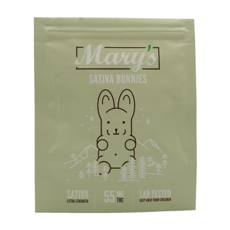 Mary’s Medibles – Sativa Bunnies – Extra Strength – 55mg | BC Weed Edible Canada