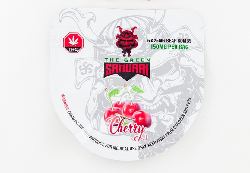 The Green Samurai – Cherry Gummies – 150mg | BC Weed Edible Canada