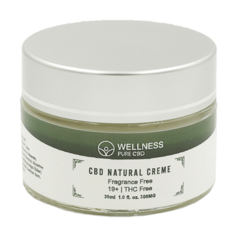 Wellness Pure CBD – Natural Creme – 500mg | BC Weed Edible Canada