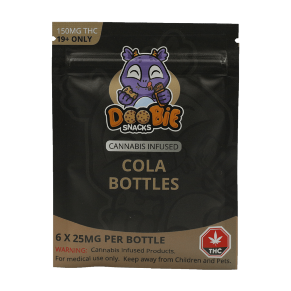 Doobie Snacks – CBD Sour Gummy Bears – 150mg CBD | BC Weed Edible Canada