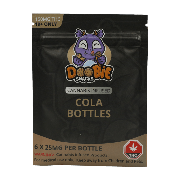 Doobie Snacks – CBD Sour Gummy Bears – 150mg CBD | BC Weed Edible Canada