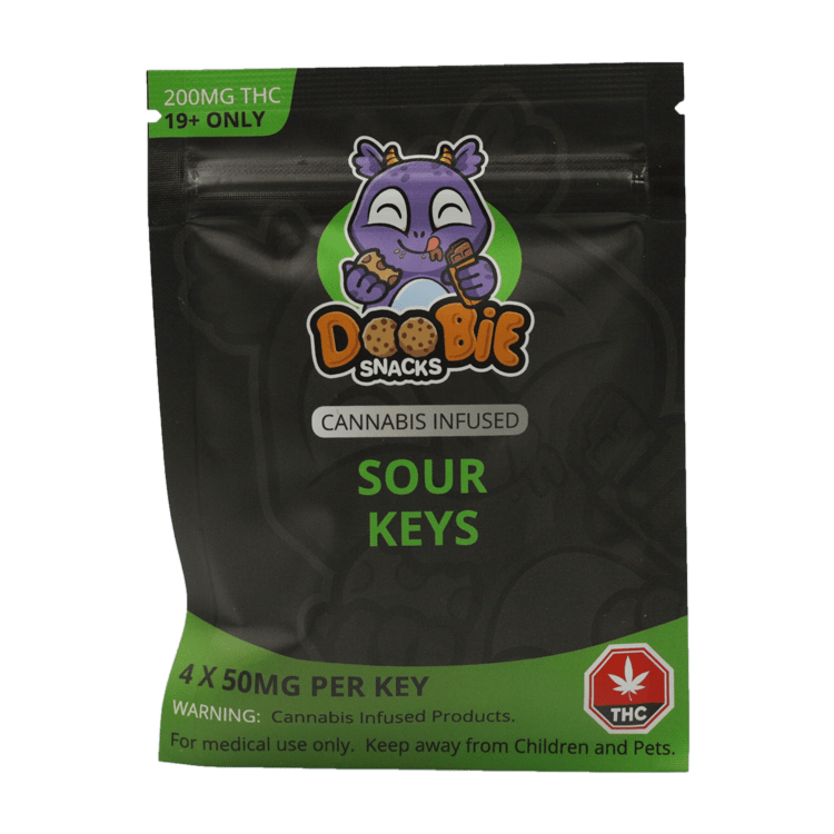Doobie Snacks – CBD Sour Gummy Bears – 150mg CBD | BC Weed Edible Canada