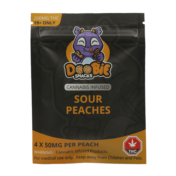 Doobie Snacks – CBD Sour Gummy Bears – 150mg CBD | BC Weed Edible Canada
